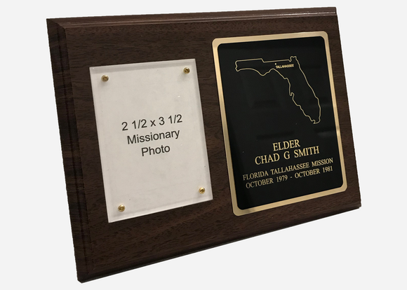 Missionary Plaque 6 x 8